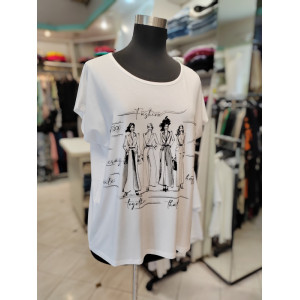 Modna ženska majica T6065