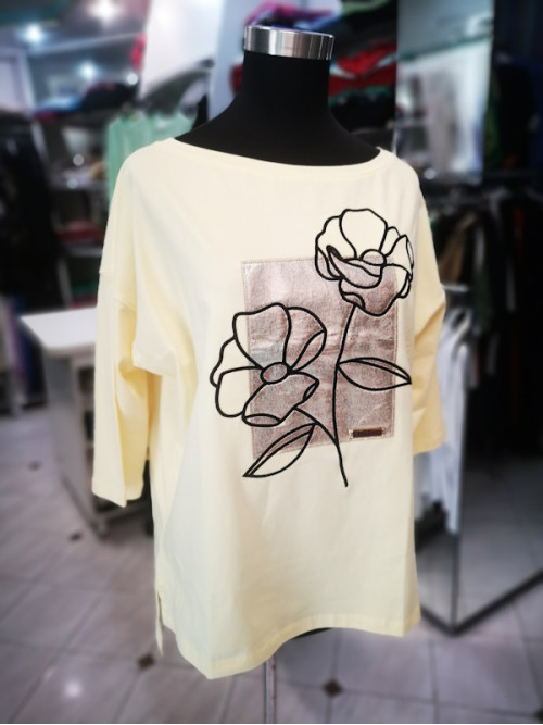 Ženska majica TU057 rumena