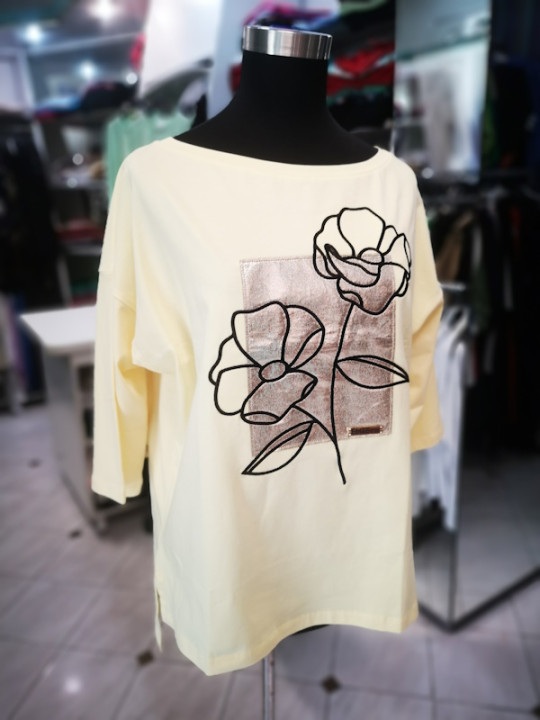 Ženska majica TU057 rumena