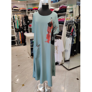 Tanka ženska obleka T6054