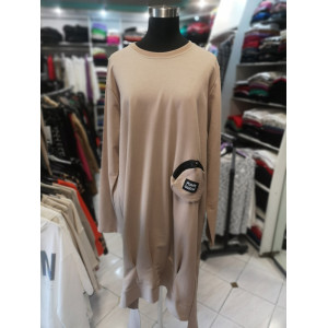 Bombažna tunika ES155 bež