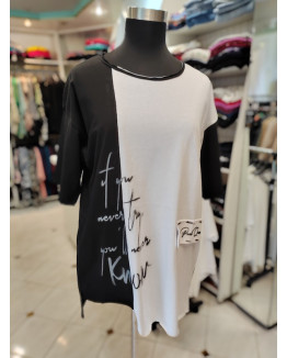 Bombažna ženska majica T6072