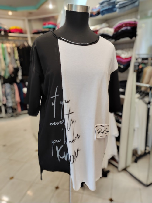 Bombažna ženska majica T6072