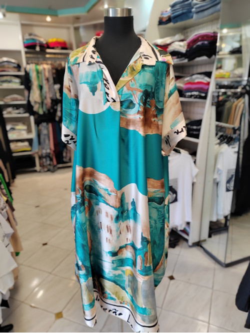 Viskozna obleka P6046-tu