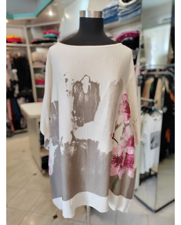 Viskozna tunika P6039 bež