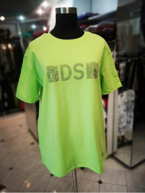 Ženska majica s kratkimi rokavi T5022 zelena