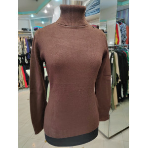 Ženski puli J5117 rjava