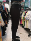 Črne športno elegantne hlače L11558 (do velikosti 56)