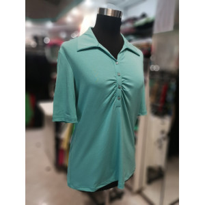 Majica s kratkimi rokavi Julija Sonja turkizna