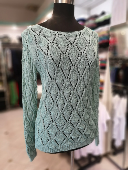 Tanek ženski pulover PT76 turkizen