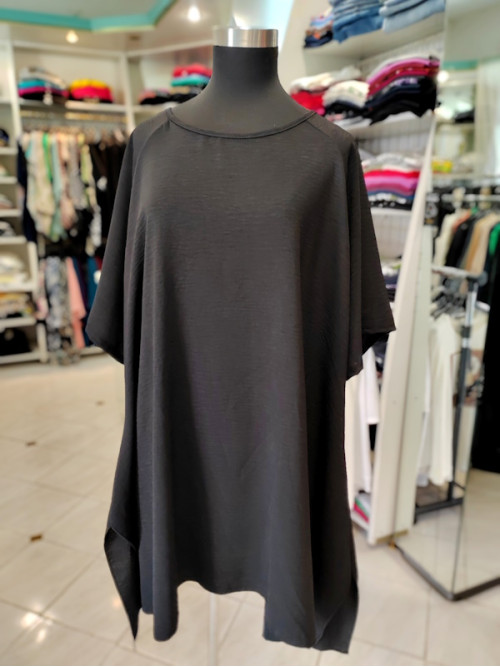 Tunika za močnejše postave P6010 črna