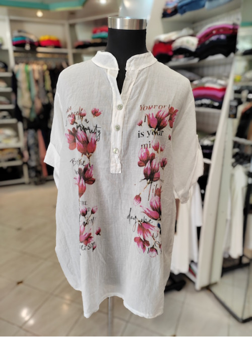 Bombažna tanka majica P6061-2