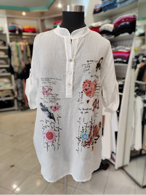 Bombažna tanka majica P6061-1