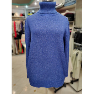 Ženski puli J5116 moder