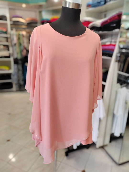 Elegantna bluza T5008 roza