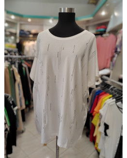 Modna ženska majica T6062 bela